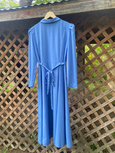 Load image into Gallery viewer, 1970’s periwinkle maxi dress
