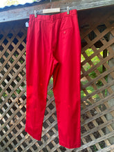 Load image into Gallery viewer, 1970’s fiery red trousers
