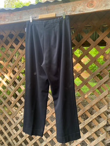 1990’s black wide leg trousers