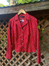 Load image into Gallery viewer, 1990&#39;s polka dot blouse
