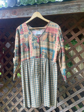 Load image into Gallery viewer, Handmade farmhouse button down dress
