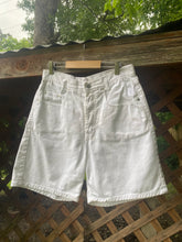 Load image into Gallery viewer, 1980’s Guess high waisted button fly denim shorts
