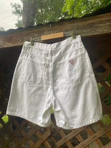 1980’s Guess high waisted button fly denim shorts