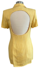 Load image into Gallery viewer, 1980’s reworked open back button up dress
