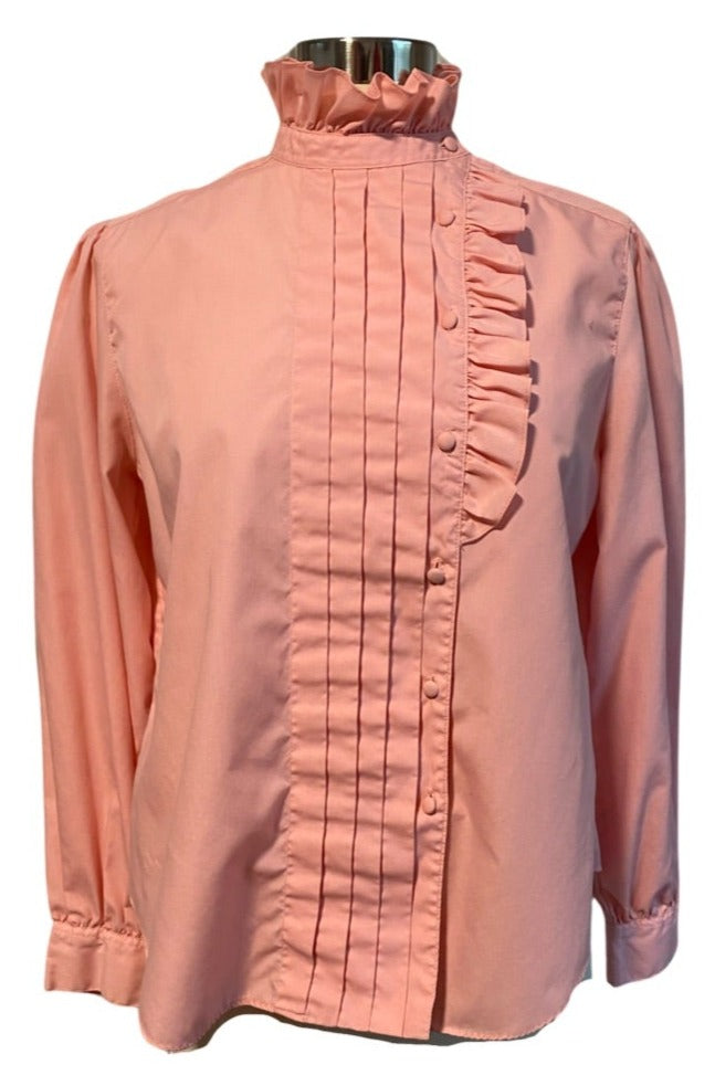 1970’s bubblegum victorian blouse