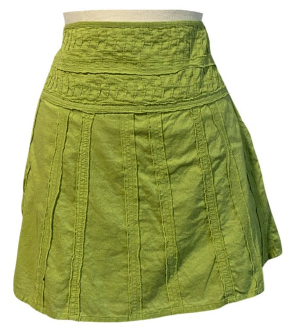 Y2K textured mini skirt