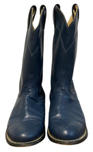 Load image into Gallery viewer, navy blue laredo cowboy boots- size 7
