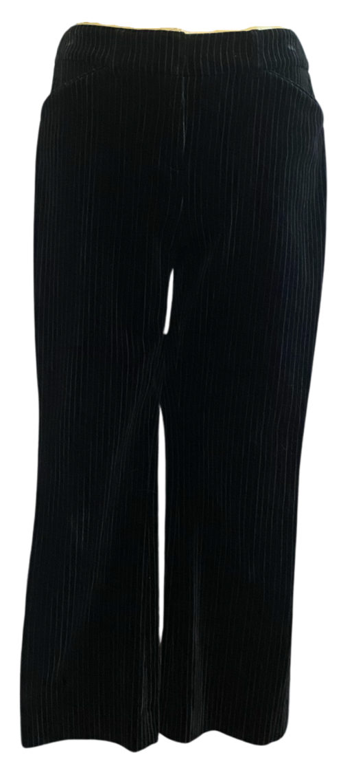 1990’s pin striped low rise velvet pants
